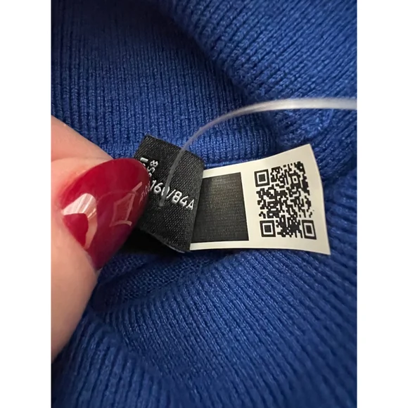 NWT Women's Lauren Ralph Lauren Sweater, S, Blue - Picture 5 of 7